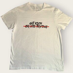 White BALA Graphic T-Shirt Size Medium